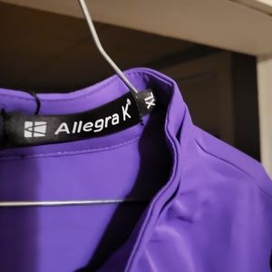 Long sleeve purple xl Allegra K shirt